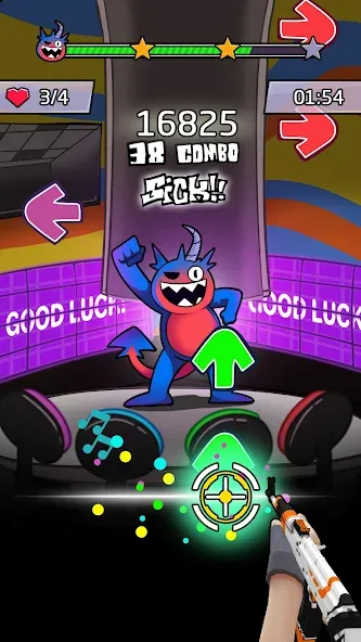 Beat Shooter Night: Rap Battle (ФНФ Фанк)  [МОД Menu] Screenshot 2