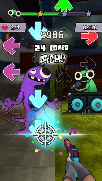 Beat Shooter Night: Rap Battle (ФНФ Фанк)  [МОД Menu] Screenshot 3