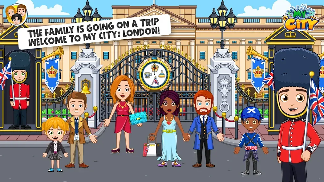 My City : London (Мой город)  [МОД Menu] Screenshot 1