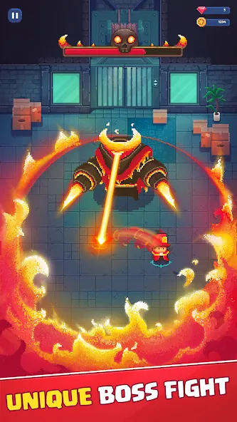 Firefighter: pixel shooter  [МОД Бесконечные деньги] Screenshot 4