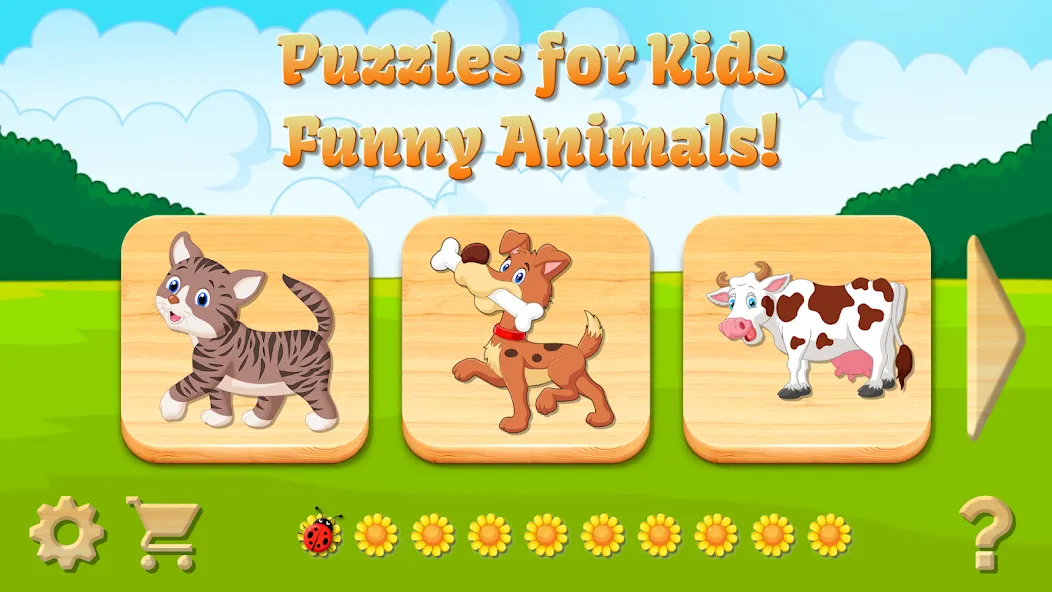 Baby Puzzles for Kids  [МОД Бесконечные деньги] Screenshot 1