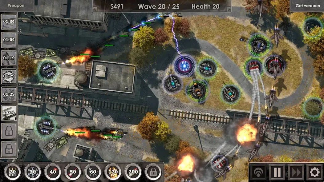 Defense Zone 3 Ultra HD (Дефенс Зона 3 Ультра ХД)  [МОД Бесконечные монеты] Screenshot 2