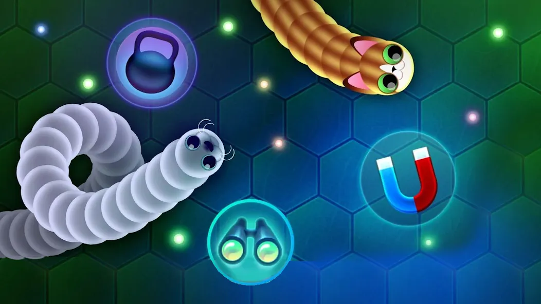 Wormax.io  [МОД Бесконечные монеты] Screenshot 2