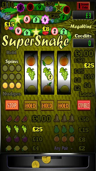 Super Snake Slot Machine  [МОД Меню] Screenshot 2