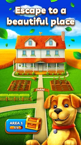 Joey's Farm - Tile Match  [МОД Unlocked] Screenshot 3