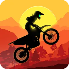 Скачать взлом Sunset Bike Racer - Motocross (Сансет Байк Рейсер)  [МОД Меню] на Андроид