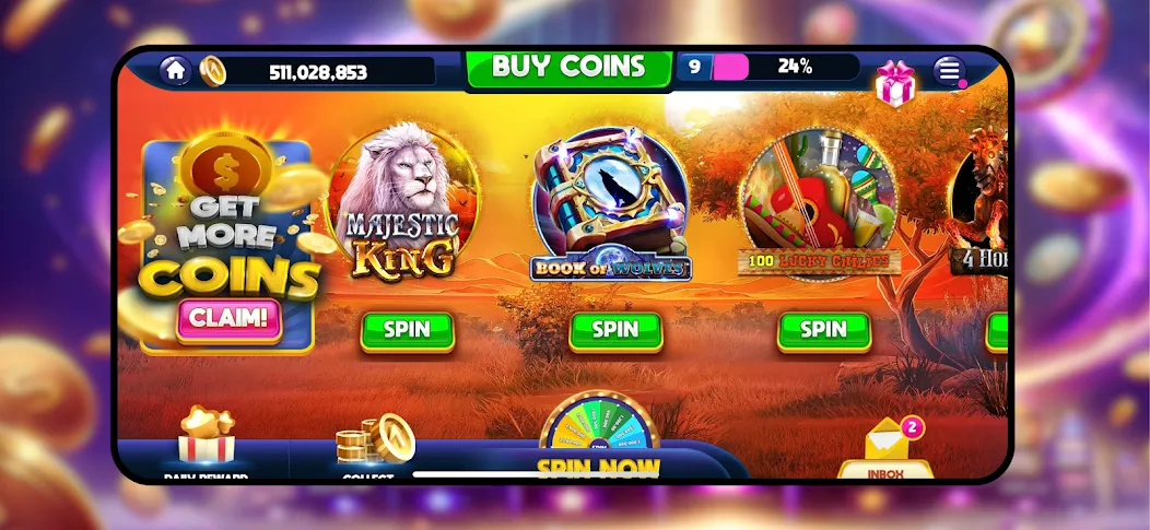 Majestic Slots: Slot Machine  [МОД Много денег] Screenshot 5