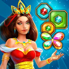 Скачать взлом Lost Jewels - Match 3 Puzzle (Лост Джуэлс) [МОД Бесконечные монеты] на Андроид