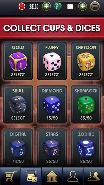 Farkle online 10000 Dice Game  [МОД Бесконечные монеты] Screenshot 2