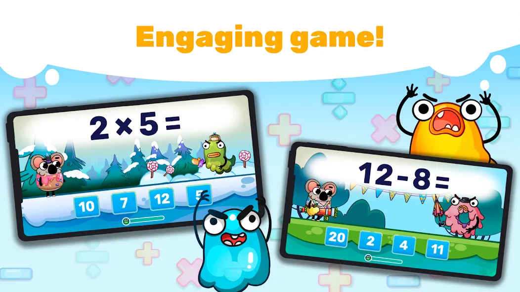 Fun Math Facts: Games for Kids  [МОД Меню] Screenshot 2