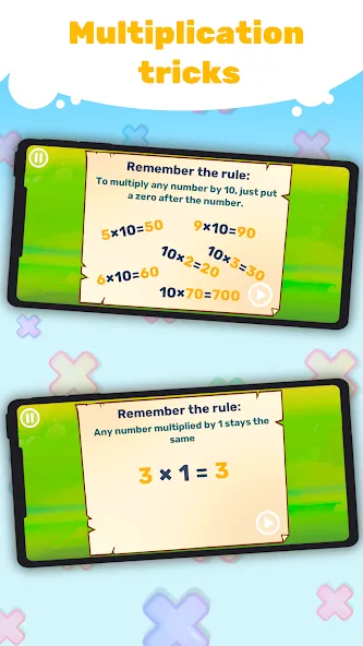 Multiplication Games For Kids.  [МОД Бесконечные деньги] Screenshot 4