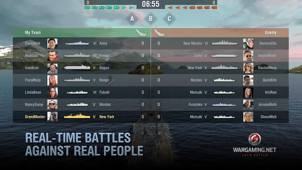 World of Warships Blitz War (Ворлд оф Варшипс Блиц Вар)  [МОД Menu] Screenshot 5