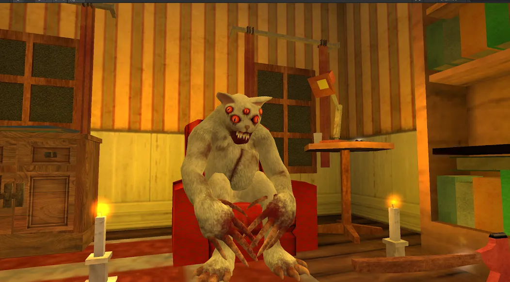 Cat Fred Evil Pet. Horror game  [МОД Много денег] Screenshot 4