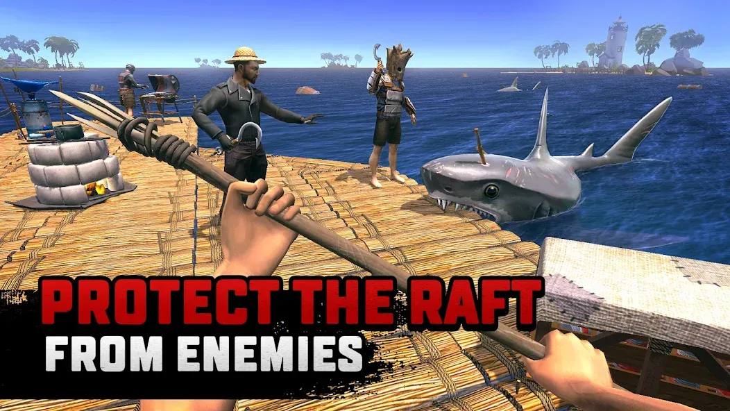 Raft® Survival: Multiplayer (Рафт Сурвивал)  [МОД Unlimited Money] Screenshot 3