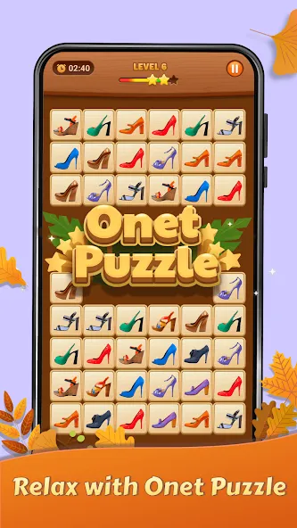 Onet Puzzle - Tile Match Game (Онет Пазл)  [МОД Много денег] Screenshot 1