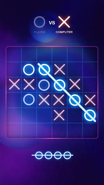 Tic Tac Toe 2 Player: XO Game (Тик Так Тоу 2 игрока)  [МОД Unlocked] Screenshot 5