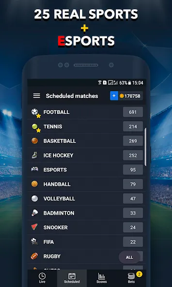 Sports Betting Game - BETUP  [МОД Unlocked] Screenshot 3