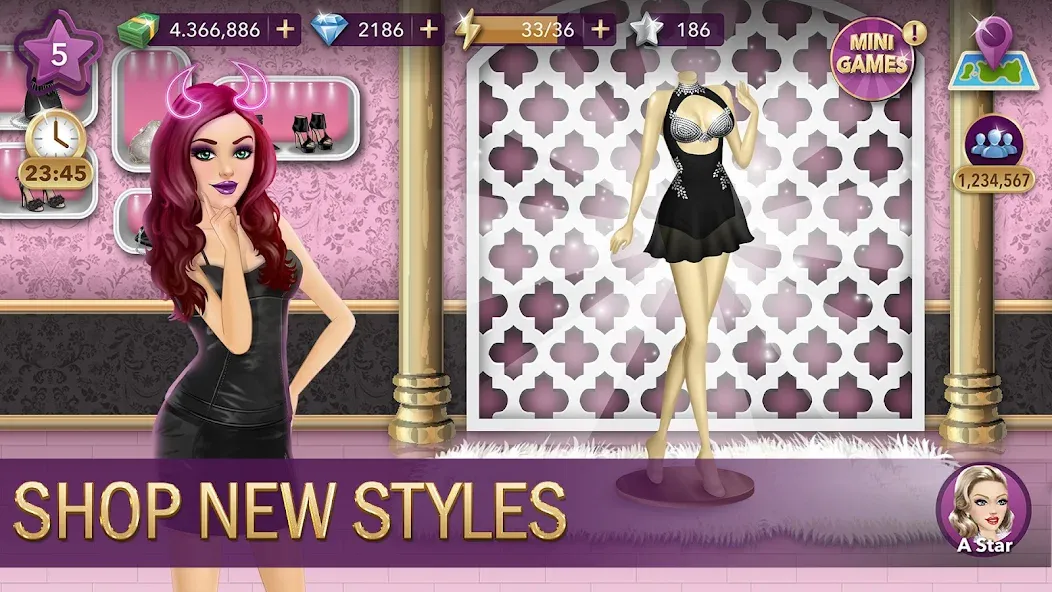 Hollywood Story®: Fashion Star (Холливуд Стори)  [МОД Menu] Screenshot 5