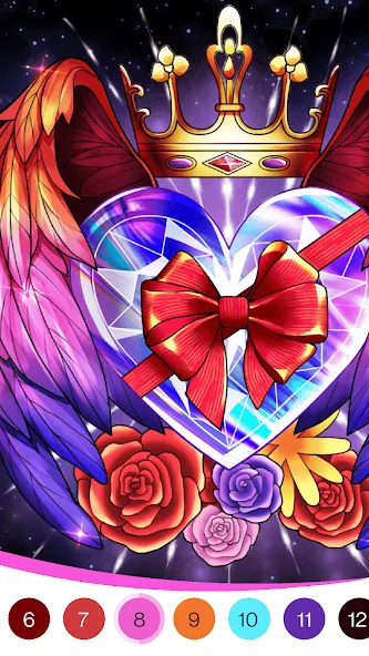 Coloring Book -Paint by Number (Малер Плюс)  [МОД Бесконечные деньги] Screenshot 3