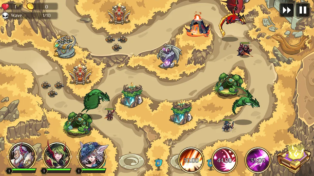 Kingdom War: Tower Defense TD (ТД Рояль)  [МОД Бесконечные монеты] Screenshot 4