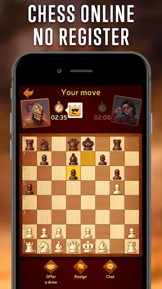 Chess Online - Clash of Kings  [МОД Много денег] Screenshot 2