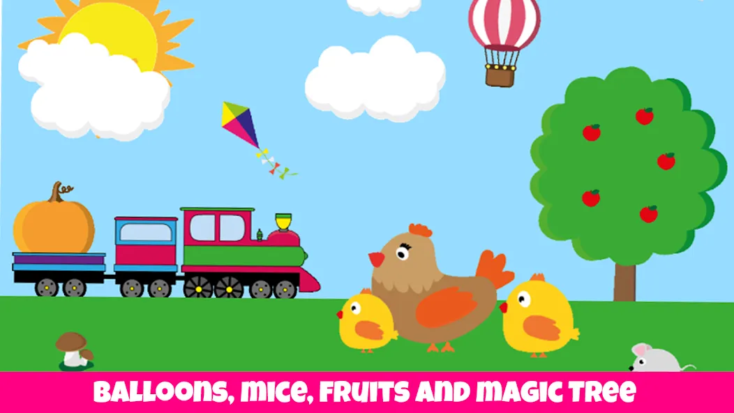 Animals, kids game from 1 year  [МОД Бесконечные монеты] Screenshot 5