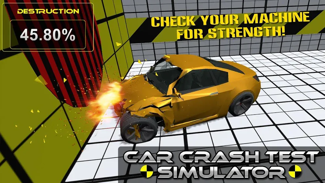 Car Crash Test Simulator  [МОД Unlocked] Screenshot 1