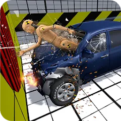 Скачать взлом Car Crash Test Simulator [МОД Unlocked] на Андроид