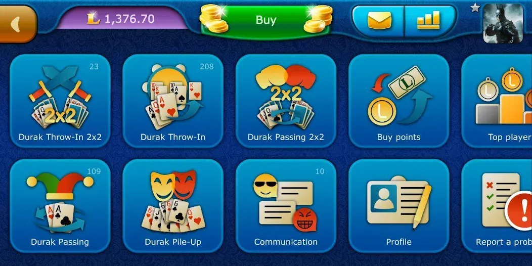 Durak LiveGames online  [МОД Menu] Screenshot 5