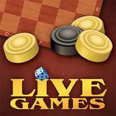 Скачать взлом Checkers LiveGames online  [МОД Бесконечные деньги] на Андроид