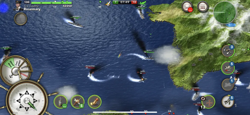 Navy Field: Online Sea Battles (НеиФилд)  [МОД Unlocked] Screenshot 4