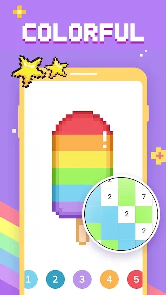 Paint by Number - Pixel Art  [МОД Menu] Screenshot 1