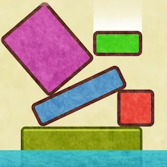 Скачать взлом Drop Stack Block Stacking Game (Дроп Стэк блочная игра с укладкой блоков) [МОД Menu] на Андроид