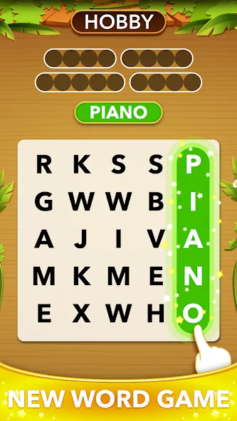 Word Heaps Search - Word Games (Ворд Хипс Срч)  [МОД Меню] Screenshot 1