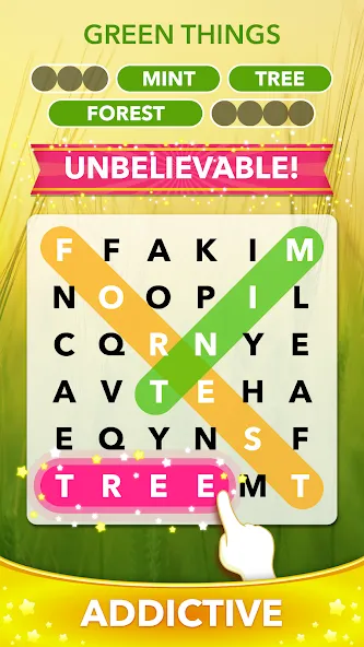Word Heaps Search - Word Games (Ворд Хипс Срч)  [МОД Меню] Screenshot 2