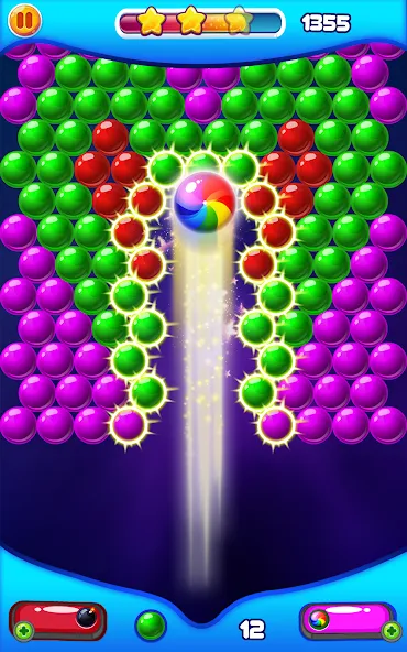 Bubble Shooter 2 (Бабл Шутер 2)  [МОД Бесконечные деньги] Screenshot 2