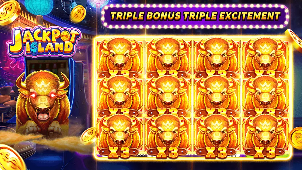 Jackpot Island - Slots Machine (Джекпот Айленд)  [МОД Бесконечные деньги] Screenshot 5