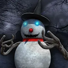 Скачать взлом Evil Scary Snowman Games 3d (Ивил Скари Сноумэн Геймс 3д) [МОД Menu] на Андроид