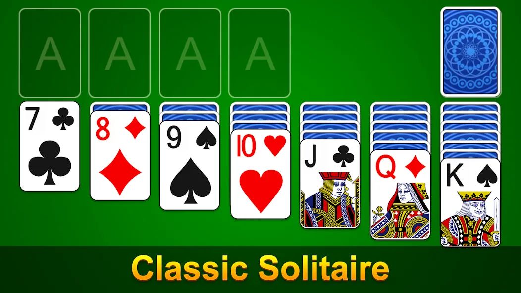 Solitaire - Classic Card Game (Солитер)  [МОД Unlimited Money] Screenshot 1