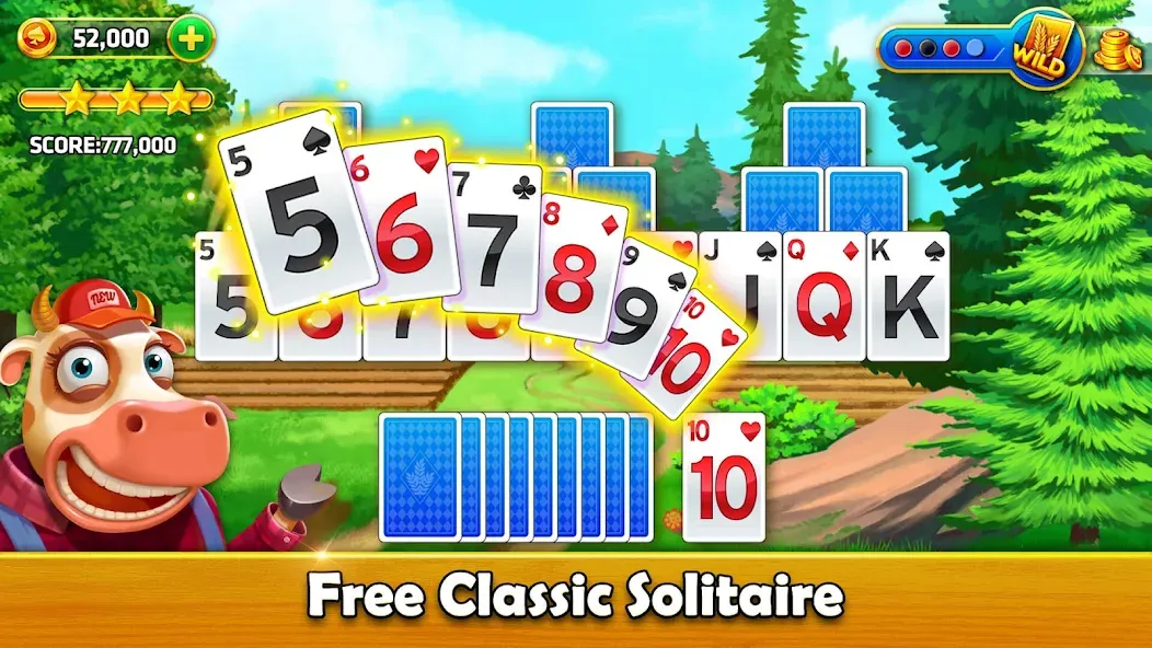 Solitaire Tripeaks - Farm Trip (Фарм Джорни)  [МОД Все открыто] Screenshot 5