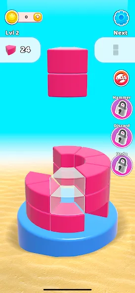 Color Wall 3D: Brain Puzzle (Цветная стена 3D)  [МОД Бесконечные деньги] Screenshot 1