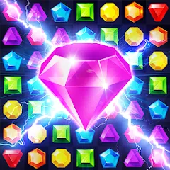 Скачать взлом Jewels Planet - Match 3 Puzzle [МОД Много денег] на Андроид