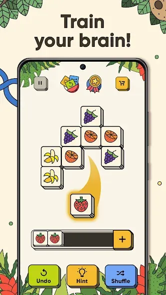 3 Tiles - Tile Matching Games (Тайлс)  [МОД Много денег] Screenshot 2