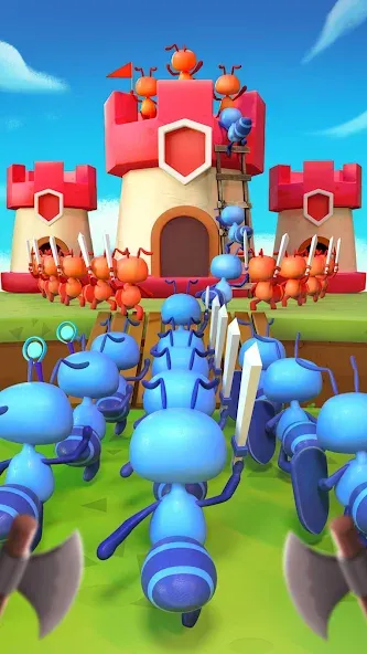 Ant Fight: Conquer the Tower  [МОД Много монет] Screenshot 1