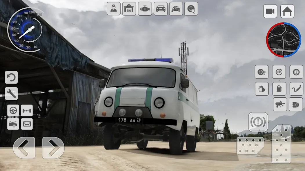 UAZ Loaf: Special vehicle 4x4  [МОД Menu] Screenshot 1