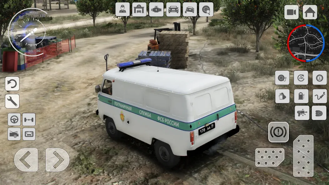 UAZ Loaf: Special vehicle 4x4  [МОД Menu] Screenshot 4