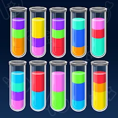 Скачать взлом SortPuz 3D: Water Color Sort (СортПаз 3Д) [МОД Бесконечные монеты] на Андроид