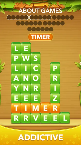 Word Heaps -Connect Stack Word  [МОД Все открыто] Screenshot 4
