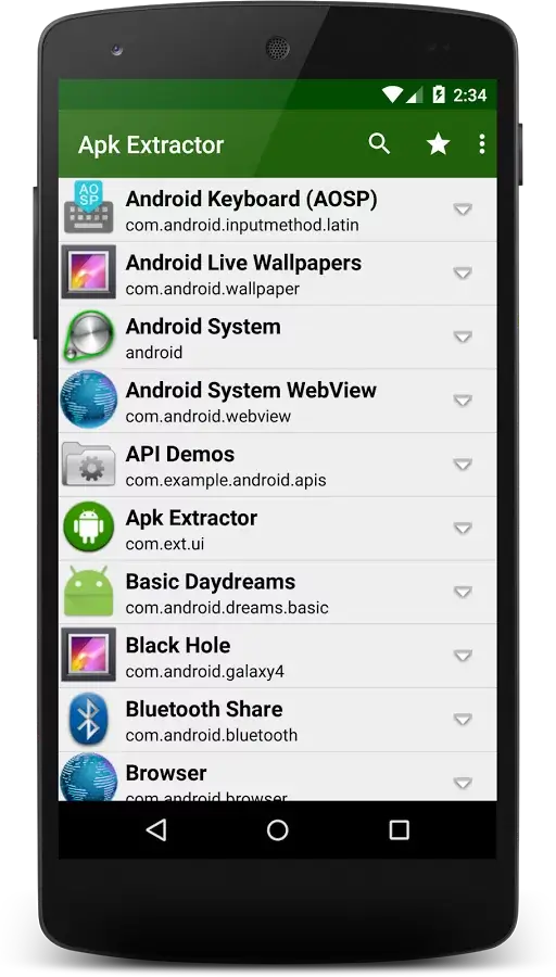 приложение APK Extractor для Android - 1