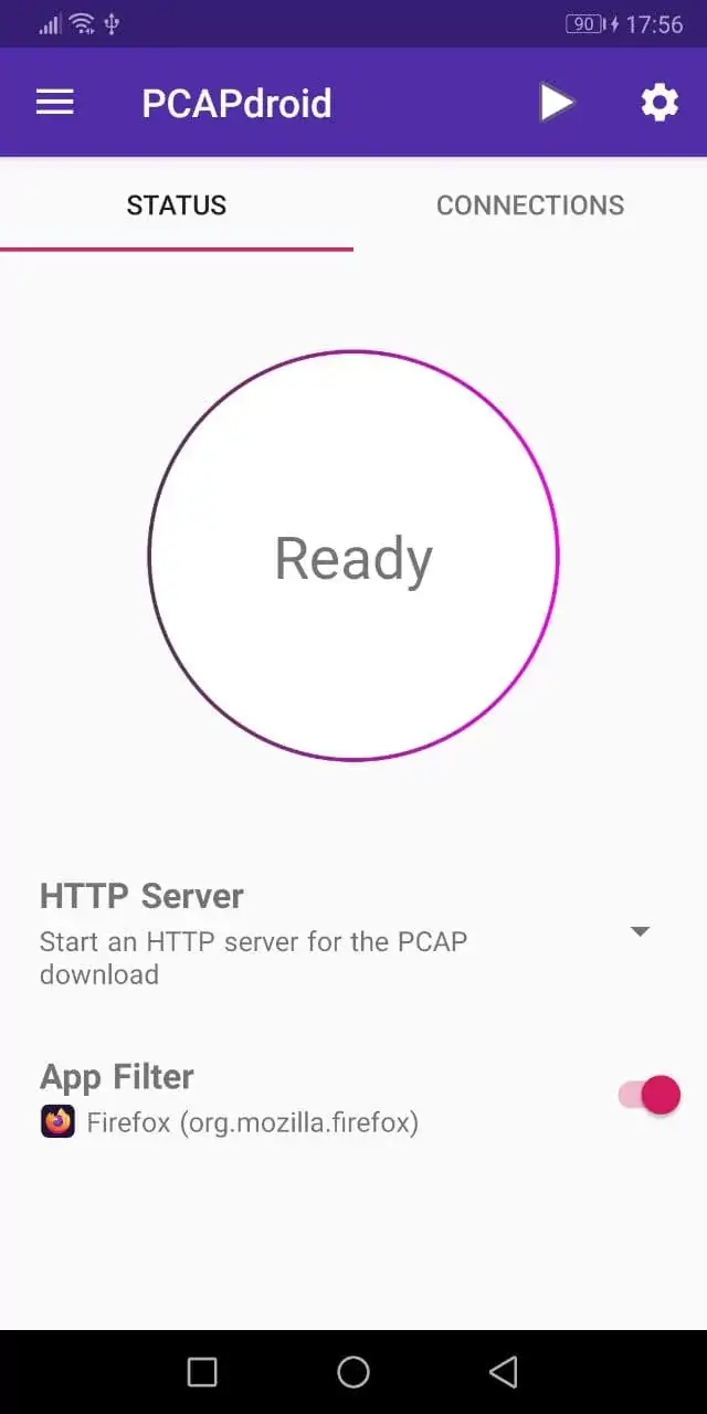 приложение PCAPdroid для Андроид - 1